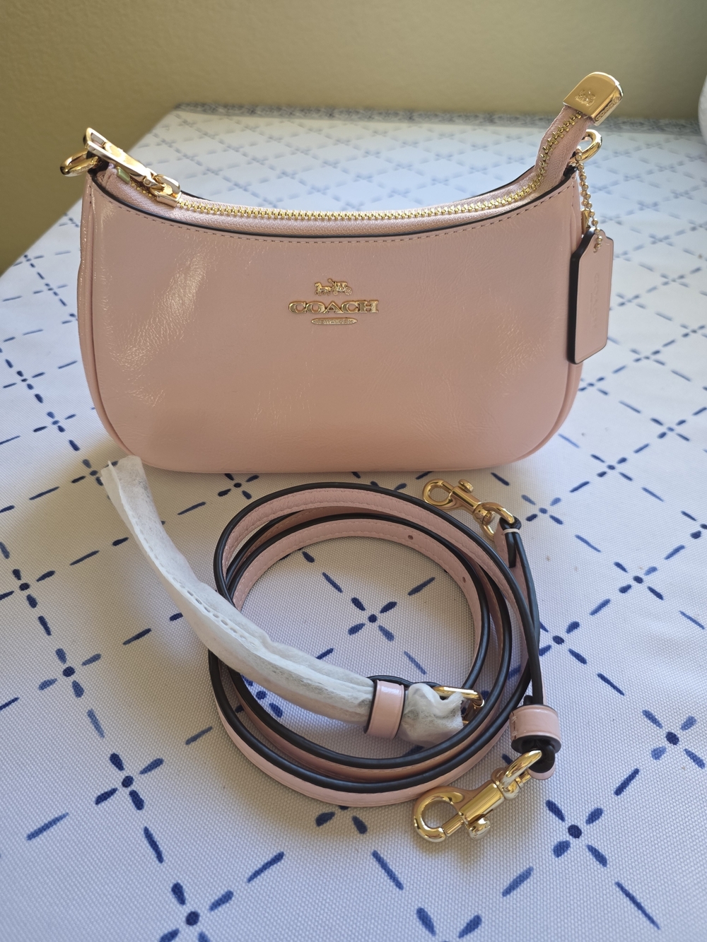 Coach Pink Mini Teri Crossbody